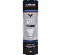 Victor Ball Shuttle 3000-Schnell Lot de 6 balles de Badminton en Nylon Bleu/Blanc