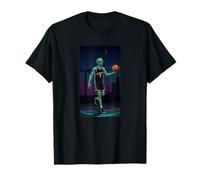 Victor Basketball DE Nuit Croyez-Vous AUX EXTRATERRESTRES T-Shirt