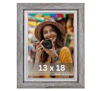 Victor Cadre Photo Boho Blanc en 10x15 cm (A6) - Bar: 30x16mm - Vintage Décoration Rustique - Blanc 10x15 - Maison de Campagne
