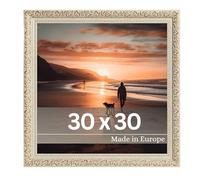Victor cadre photo Rubens or beige en 30x30 cm - bar : 30 x 20 mm - style baroque antique - verre véritable - décoration pour la maison