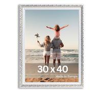 Victor cadre photo Rubens or blanc 30x40 cm - bar: 30 x 20 mm | Style baroque antique - verre véritable - décoration pour la maison