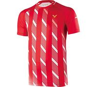 Victor Denmark T-Shirt de Badminton L Rouge