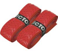 VICTOR Fishbone Grip Lot de 2 bandes de préhension Noir/gris (rouge, Lot de 2)