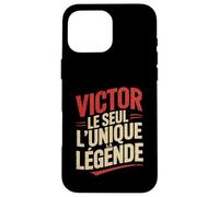 Victor Homme Humour Idée Cadeau Humoristique Drôle Coque pour iPhone 16 Pro Max