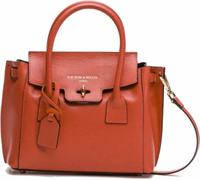 Victor & Hugo Sac à main en cuir orange pour femme