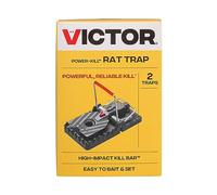 Victor M144-2B Lot de 2 pièges à Rats réutilisables Instant Power-Kill Easy Set