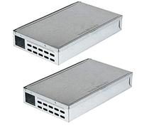 Victor M310SSR Tin Cat Lot de 2 pièges à Souris pour Prises vivantes d'intérieur et d'extérieur, pièges à Souris sans cruauté