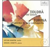 Victor Martin - Music For Violin & Piano By Turina & Toldra [Compact Discs]