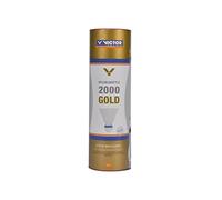VICTOR Nylon Shuttle 2000 Gold Volant de Badminton boîte de 6 jaune rouge