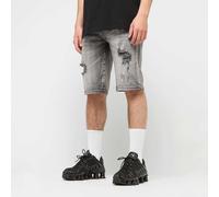 Victor Ripped Slim Fit Shorts gris 32