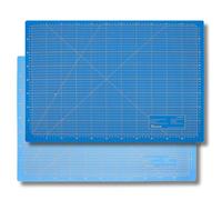 Victor tapis de découpe XXL bleu 100 x 150 cm 3 plis auto-cicatrisant - support de découpe professionnel pour bricolage et couture, sous-main de bureau