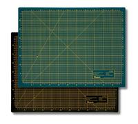 Victor tapis de découpe XXL vert noir 100x150 cm 3 plis auto-cicatrisant | Support de découpe professionnel pour bricolage et couture, sous-main de bureau