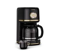 Klarstein Cafetière filtre Victoria 1,5 L 12 tasses maintien au chaud 30 min anti-gouttes Noir