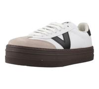 Victoria Baskets Barcelona Ciclista 1092172 Effet cuir Plateforme Bout en daim Blanc 37