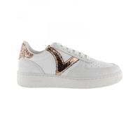 VICTORIA 1258233 - Baskets enfant blanc, lacets, talon plat 3 cm 36