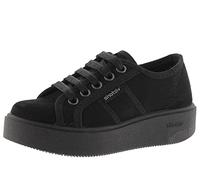 Victoria 1260116-WOMEN Basket Basse Utopia SUÉDINE RECYCLÉE Plateforme Femme Negro 35