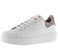 Victoria 1260139-WOMEN Basket Basse Utopia Effet Cuir avec Paillettes À L'ARRIÈRE Qui SE PROLONGENT Plateforme Femme Rosa 35