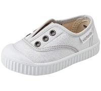 Victoria 1915 Inglesa Elastico Lurex, Basket Mixte Adulte, Plata, 18 EU