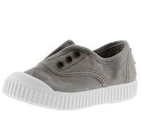 Victoria 1915 Unisexe Toile Plimsoll Drec & Élastique & Renforcé Toe 106627 pour Enfants, Gris, 10.5 UK Child