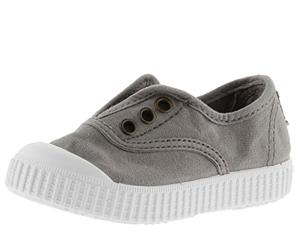 Victoria 1915 Unisexe Toile Plimsoll Drec & Élastique & Renforcé Toe 106627 pour Enfants, Gris, 10.5 UK Child