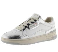 Victoria 1985 Basket Basse C80 Cuir & Pièces Métallisées & Logo Rétro 8800121 pour Femme Plata 37