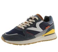 Victoria 1985 Basket Basse LEGGERA Nylon & Pièces Colorées & en Croûte De Cuir & Logo Rétro 8802111 pour Homme Marino 42