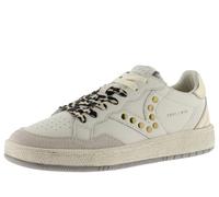 Victoria 1985 Basket Basse Smash Cuir & Pièces Métallisées & Logo Rétro Clouté 8806115 pour Femme Crema 40