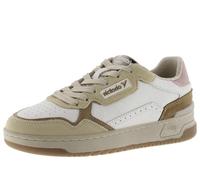 Victoria 1985 Basket Basse Unisexe C80 Cuir & Pièces Colorées & en Croûte De Cuir & Logo Rétro 8800125 pour Adulte Beige 39