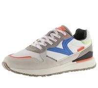 Victoria 1985 Basket LEGGERA Nylon & Pièces Colorées & en Croûte De Cuir & Logo Rétro 8802109 pour Homme Blanco 42