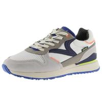 Victoria 1985 Basket LEGGERA Nylon & Pièces Fluo & en Croûte De Cuir & Logo Rétro 8802113 pour Homme Blanco 44