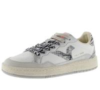 Victoria 1985 Basket Smash Cuir & Pièces Métallisées & Imprimé Animal & Logo Rétro 8806109 pour Femme Gris 40