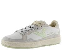 Victoria 1985 Basket Smash Cuir & Pièces Métallisées & Logo Rétro Pailleté 8806108 pour Femme Lima 37