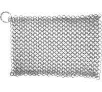 Victoria 32210 Nettoyeur de fonte, Éponge à récurer Acier inoxydable-Mesh, Chainmail Scrubber 20x16,5cm Acier inoxydable