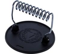 Victoria 34641 Burger Smasher Presse à burger en fonte 16,5cm Presse à viande professionnelle Gril Noir