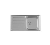 Victoria 80ei évier inox 1 cuve 1 égouttoir à gauche 800x490x155 mm - ROCA A874801A01