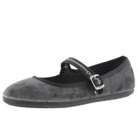 Victoria Ballerines Oda Velours & Passepoil Assorti & Boucle 104913 pour Femme Gris 36