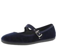 Victoria Ballerines Oda Velours & Passepoil Assorti & Boucle 104913 pour Femme Marino 41