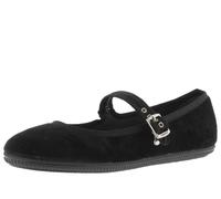 Victoria Ballerines Oda Velours & Passepoil Assorti & Boucle 104913 pour Femme Negro 37