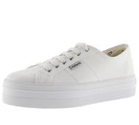 Victoria Basket Basse Barcelone Toile & Plateforme 109200 pour Femme Blanco 39