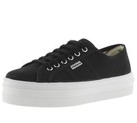 Victoria Basket Basse Barcelone Toile & Plateforme 109200 pour Femme Negro 37