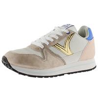 Victoria Basket Basse COMETA Nylon & PIÈCES MÉTALLISÉES Nude 39