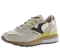 Victoria Basket Basse Luna Nylon & Pièces en Croûte De Cuir & Semelle Crantée 1156112 pour Femme Beige 39