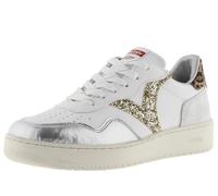 Victoria Basket Basse Madrid Effet Cuir & Arrière Imprimé Animal 1258265 pour Femme Plata 39