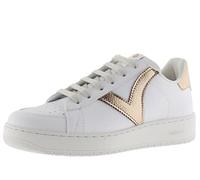 Victoria Basket Basse Madrid Effet Cuir & Pièces Métallisées en Contraste 1258202 pour Femme Nude 38