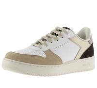 Victoria Basket Basse Madrid Effet Cuir & Pièces Métallisées & en Croûte De Cuir en Contraste 1258256 pour Femme Platino 38