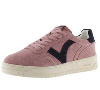 Victoria Basket Basse Seul Croûte De Cuir & Pièces en Contraste & Lacets Assortis 1257127 pour Femme Rosa 40