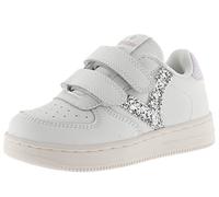 Victoria Basket Basse Tiempo Effet Cuir & Pièces en Contraste & Scratch 1124106 pour Filles Lila 34