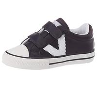 Victoria Basket Basse Tribu Effet Cuir & Logo en Contraste & Scratch 1065162 pour Enfants Marino 29