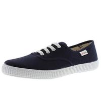 Baskets basses enfant garcons Victoria BLUCHER LONA DOS VELCROS Bleu 29