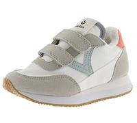 Victoria Basket Basse Unisexe Astro Kids Nylon & Pièces en Contraste & Scratch 1137100 pour Enfants Celeste 25